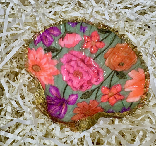 Floral sea shell