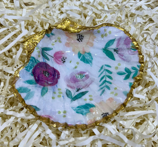 Floral sea shell